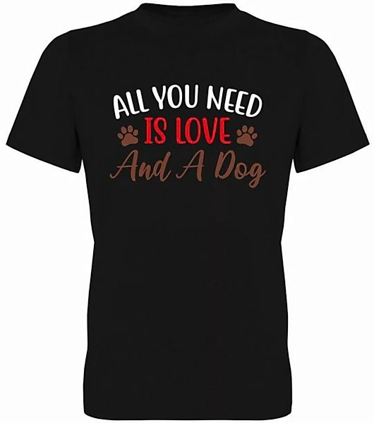 G-graphics T-Shirt All you need is love and a Dog Herren T-Shirt, mit trend günstig online kaufen