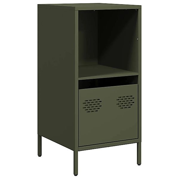 vidaXL Sideboard Olivgrün 35x39x73,5 cm Kaltgewalzter Stahl 851356 günstig online kaufen