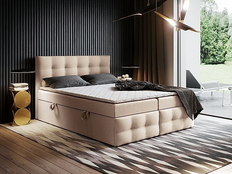 Godre Boxspringbett mit Bettkasten Ewora 3 günstig online kaufen