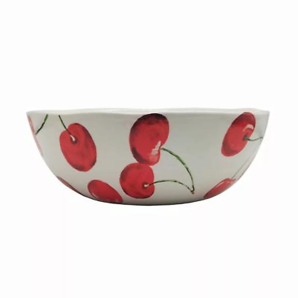 Neuetischkultur Servierschale Keramik gemustert rot/weiß günstig online kaufen