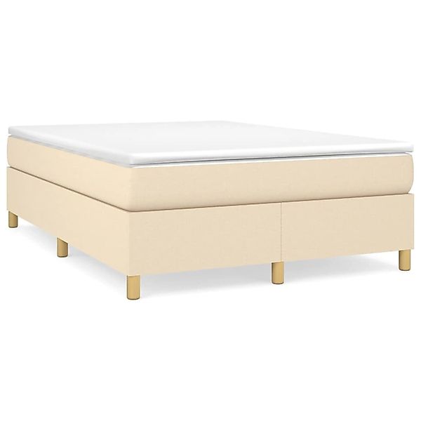 vidaXL Boxspringbett Creme 140x200 cm Stoff1399551 günstig online kaufen