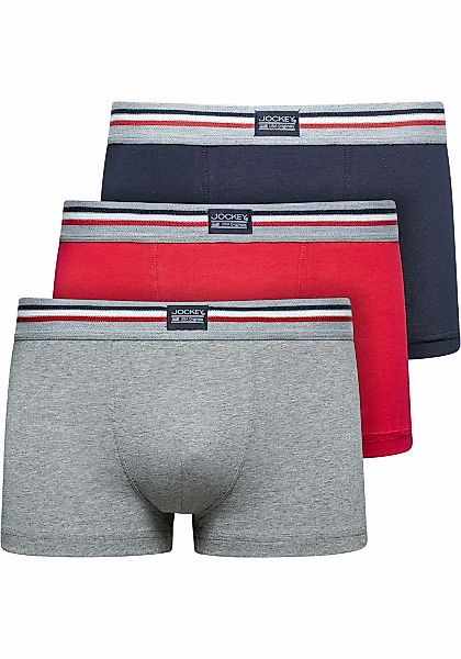 Jockey Trunk "Cotton Stretch" 3er Pack, mittlere Bundhöhe günstig online kaufen