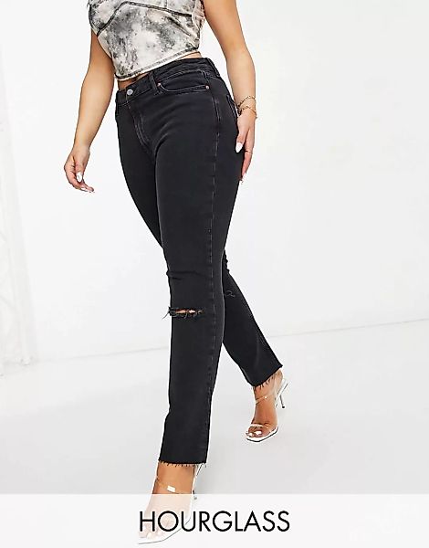 ASOS DESIGN Hourglass – Vintage-Jeans mit mittelhohem Bund, engem Schnitt u günstig online kaufen