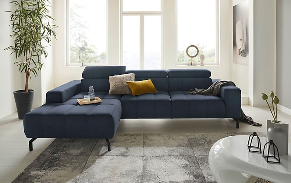 DOMO collection Ecksofa »Cunelli tolle Sitznähte als Designelement, fester günstig online kaufen