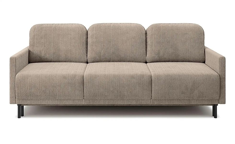 Einzelsofa mit Schlaffunktion Hamiel ¦ beige ¦ Maße (cm): B: 212 H: 87 Pols günstig online kaufen