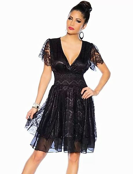 Atixo Abendkleid Spitzenkleid Abendkleid Cocktailkleid Partykleid A-Linie C günstig online kaufen