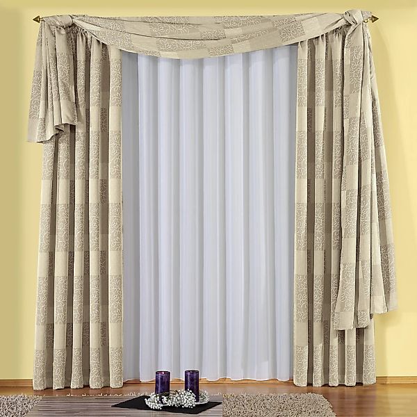 Wirth Gardine "Vanessa" Faltenband 1 Stk. tlg. Store günstig online kaufen