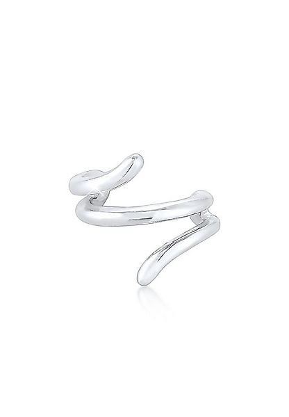 Elli Single-Ohrhaken Earcuff Ohrklemme Welle 925er Silber günstig online kaufen