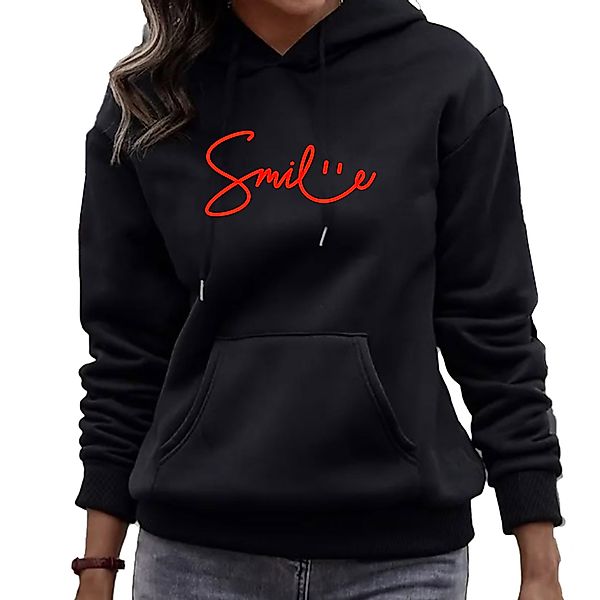 Banco Hoodie Damen Smile Unifarben Größen günstig online kaufen