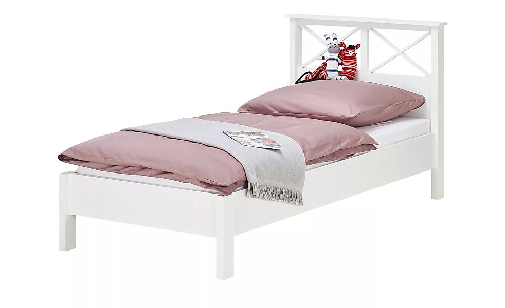 Bettgestell - weiß - 100 cm - 103 cm - 211,5 cm - Betten > Bettgestelle - M günstig online kaufen