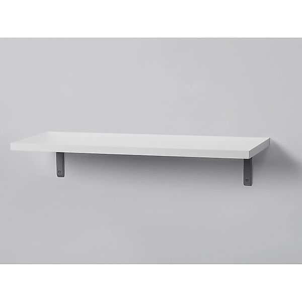 Holz-Wandregal Oldham 80 cm x 20 cm Eiche massiv günstig online kaufen