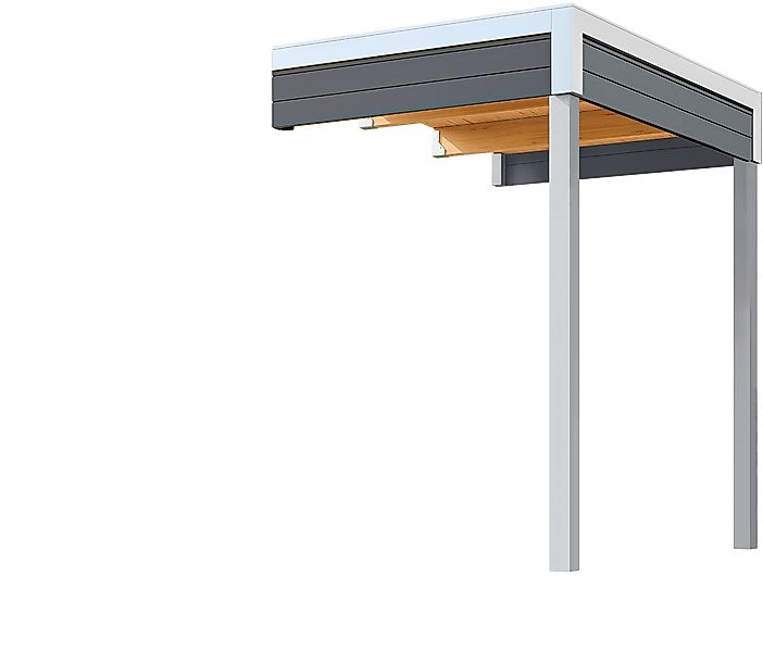 Nordic Holz Gartenhaus-Anbaudach "FELIX FYNN 1 1,5 A", Flachdach günstig online kaufen