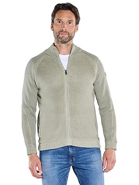 Engbers Strickjacke Herren Strickjacke mit Innenfutter, Hellgruen günstig online kaufen