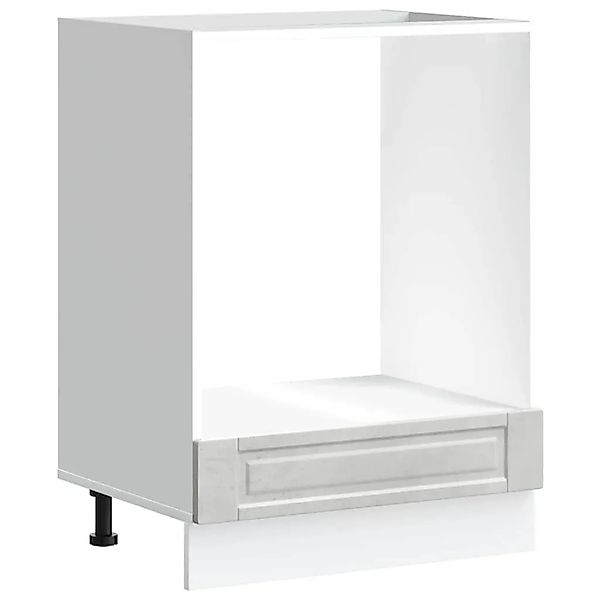 vidaXL Herdumbauschrank Porto Betongrau Holzwerkstoff 854001 günstig online kaufen