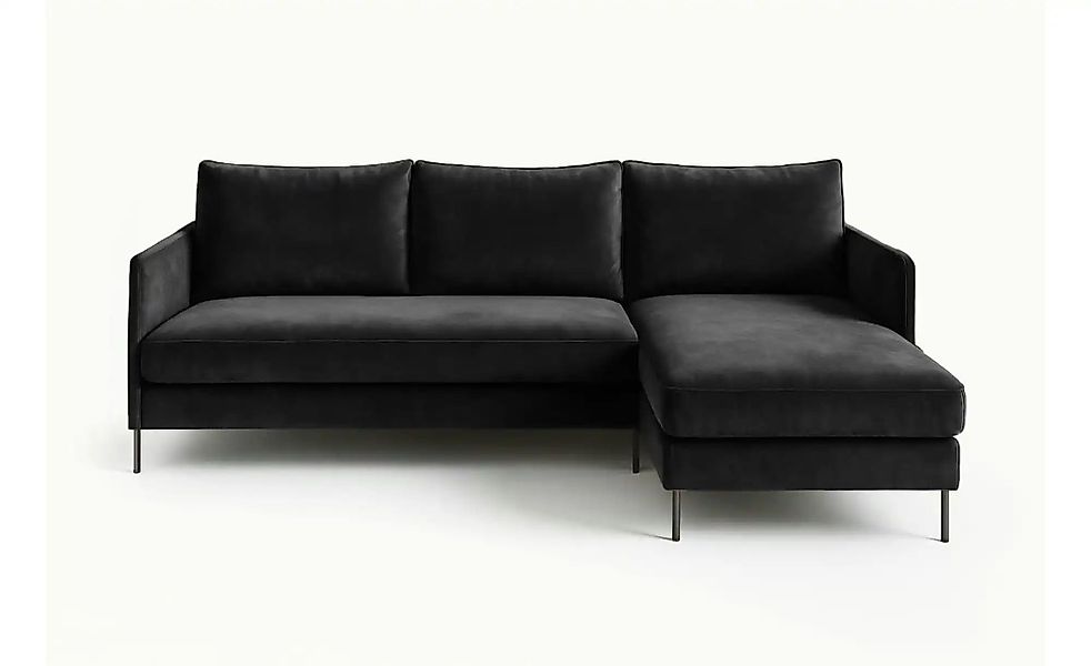Ecksofa  Bellis ¦ schwarz ¦ Maße (cm): B: 216 H: 95 Polstermöbel > Sofas > günstig online kaufen