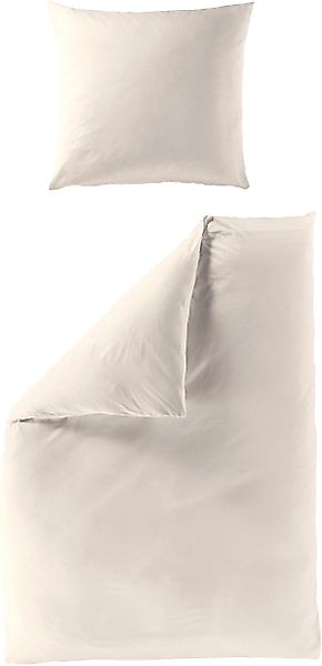 BIERBAUM Bettwäsche Elegant uni, Mako-Satin, 2 günstig online kaufen