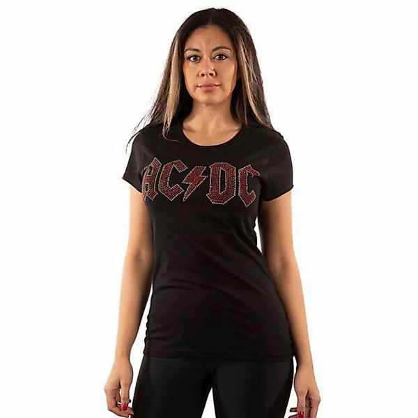 AC/DC T-Shirt Embellished Logo Slim Fit günstig online kaufen