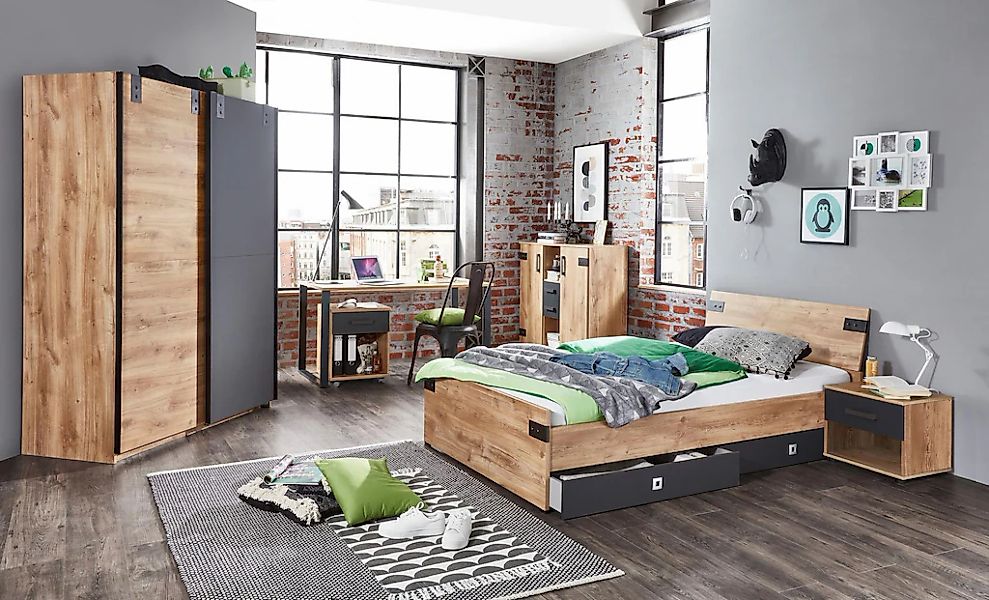 Wimex Schreibtisch "Liverpool, Tisch im coolen Loft Style", mit Kufen aus M günstig online kaufen
