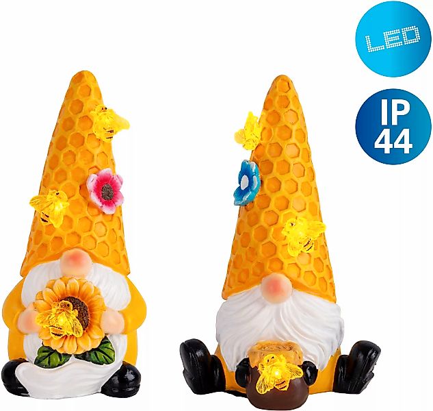 näve LED Solarleuchte "Abby", 2 flammig, Leuchtmittel LED-Modul  LED fest i günstig online kaufen