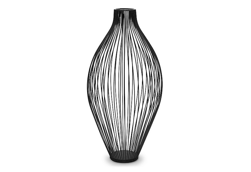Spetebo Dekovase Metall Vase im Gitter Design für Trockenblumen - 45 cm (St günstig online kaufen