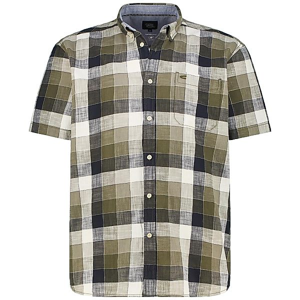 camel active Freizeithemd mit Karomuster Farbe oliv Größe: 5XL günstig online kaufen