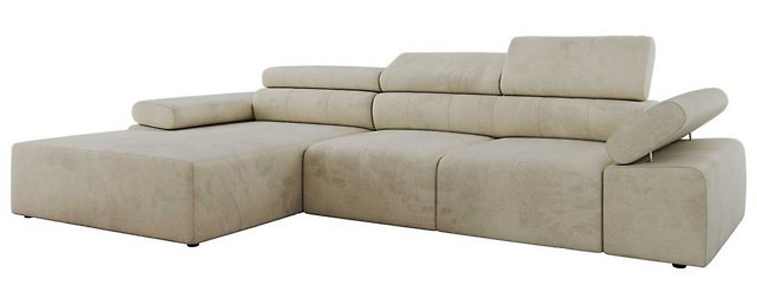 MKS MÖBEL Ecksofa RILASSO L, Set, moderne Ecksofa, Wellenfedern, Polyuretha günstig online kaufen