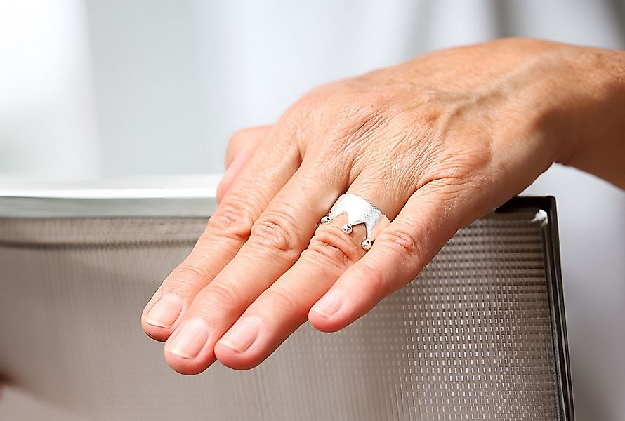 SILBERMOOS Silberring Kronenring - Das Original, 925 Sterling Silber günstig online kaufen