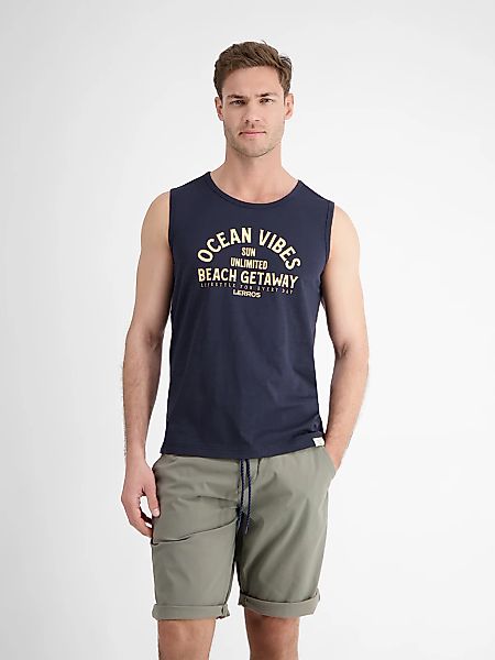 LERROS Muskelshirt "LERROS Herren Tanktop mit Brustprint" günstig online kaufen