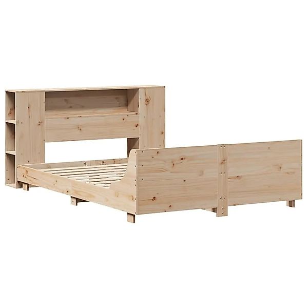 vidaXL Massivholzbett ohne Matratze 140x190 cm Kiefernholz 3323656 günstig online kaufen