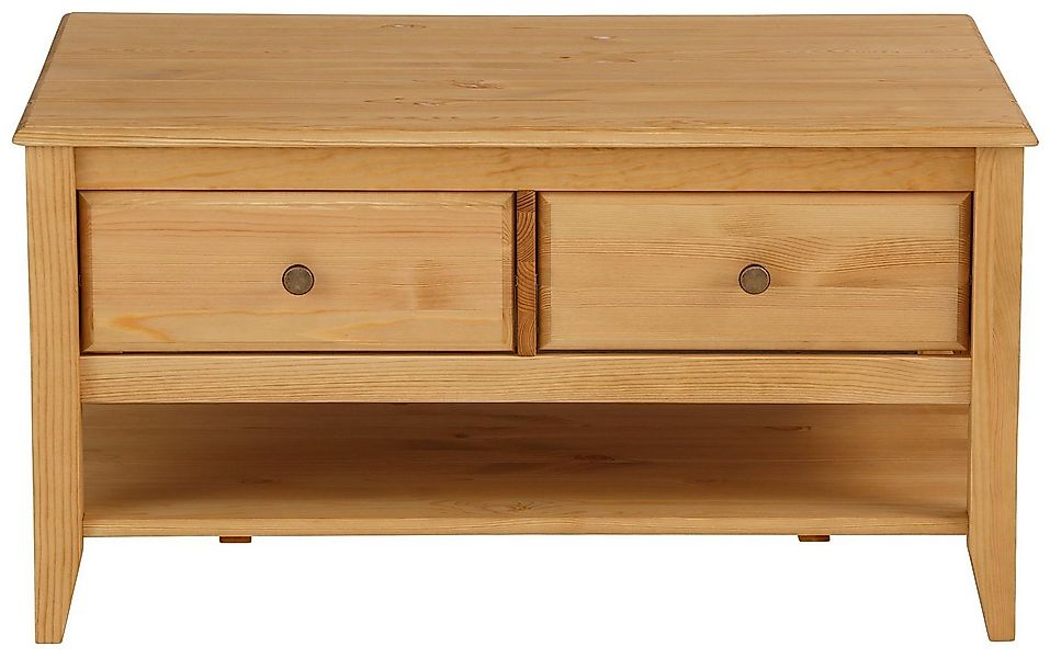 Home affaire Couchtisch Leonis, Breite 89 cm, mit Schubladen und Ablagebode günstig online kaufen