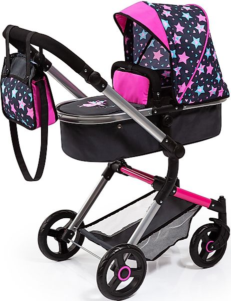 Bayer Kombi-Puppenwagen Vario, blau, mit Wickeltasche günstig online kaufen