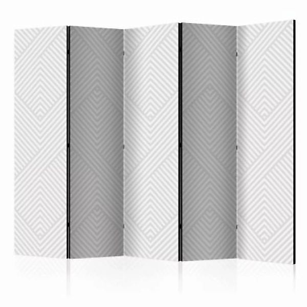 artgeist Paravent Broken Lines II [Room Dividers] grau/braun Gr. 225 x 172 günstig online kaufen