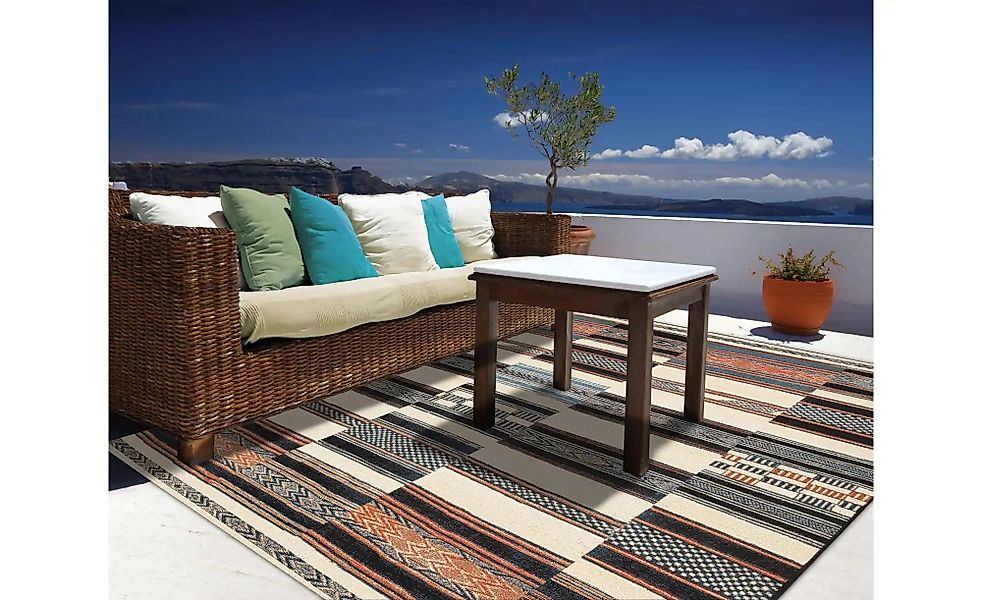 Gino Falcone In-und Outdoor-Teppich  Aurora ¦ beige ¦ Synthetische Fasern ¦ günstig online kaufen