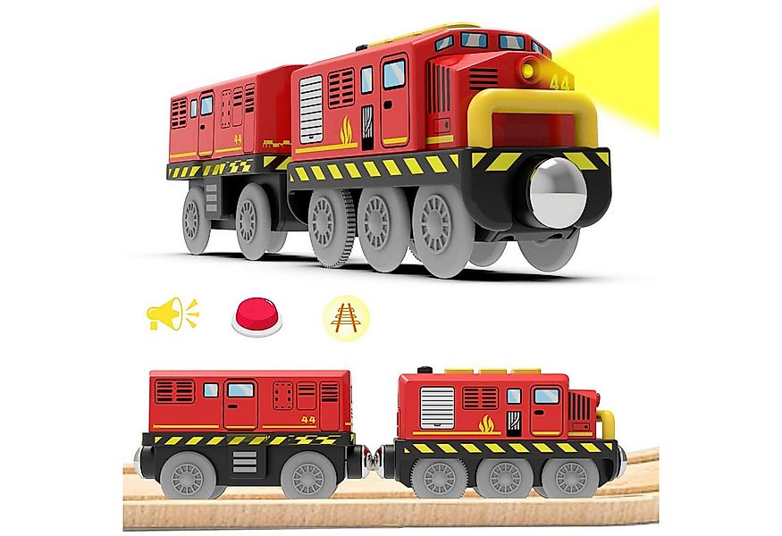 CLTYQ Spielzeug-Eisenbahn Eisenbahn Zug Elektrische lok,Holzeisenbahn Spiel günstig online kaufen