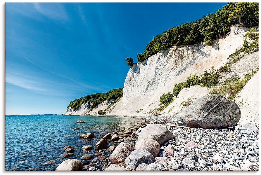 Artland Leinwandbild "Kreidefelsen auf der Insel Rügen 2", Küste, (1 St.), günstig online kaufen