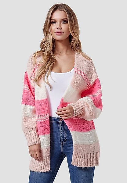 Decay Strickjacke 3156 Rosa-One Size (1-tlg) Unifarbe günstig online kaufen