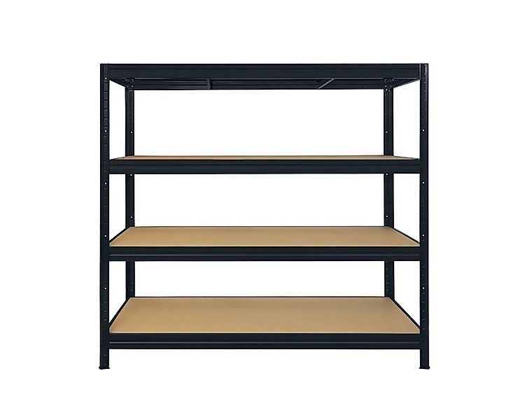 Floordirekt Schwerlastregal Weitspannregal Schwarz, Erhältlich in 2 Größen, günstig online kaufen