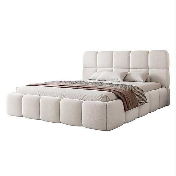 Compleo Polsterbett Stauraumbett modern CLOUDY, Komfortbett, Modernes Polst günstig online kaufen