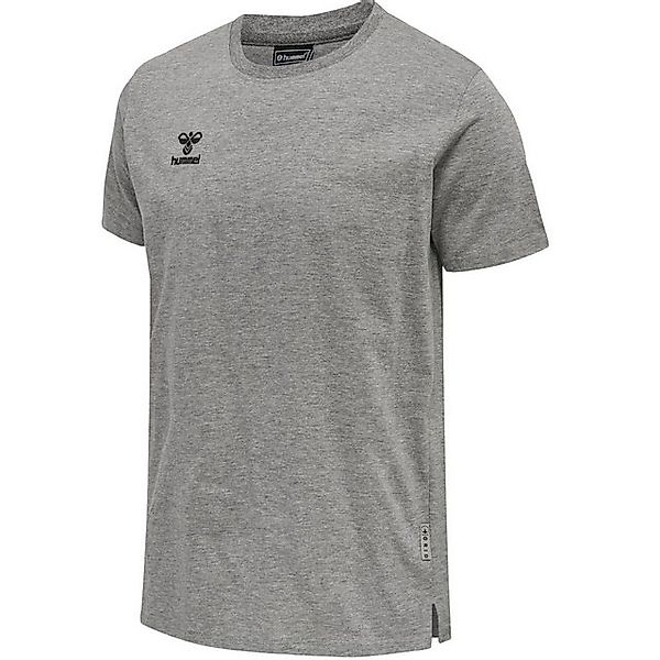 hummel T-Shirt Hummel Move Grid T-Shirt Beige Kurzarm-Shirts Baumwolle günstig online kaufen