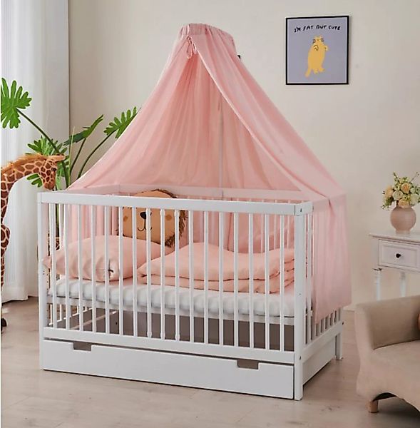 Alavya Home® Komplettbett TOBI 6-tlg.SET für Kleine Babys I 9-fach höhenver günstig online kaufen