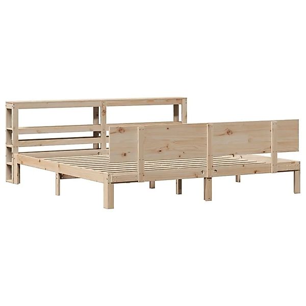 vidaXL Bettgestell mit Kopfteil ohne Matratze 180x200 cm 3306092 günstig online kaufen