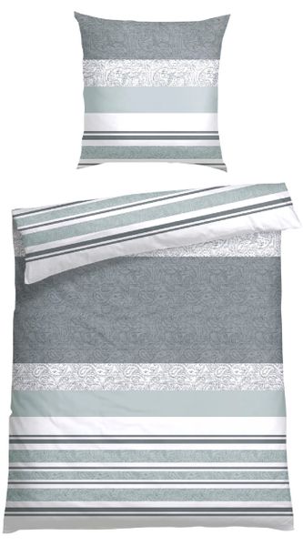 Schiesser Bettwäsche "Adele aus weicher Baumwolle mit im Paisley-Streifen-L günstig online kaufen