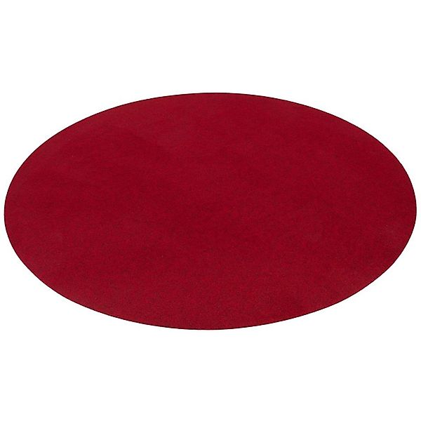 Snapstyle Kunstrasen Rasenteppich mit Noppen Kingston Rund Rot 133x133cm günstig online kaufen