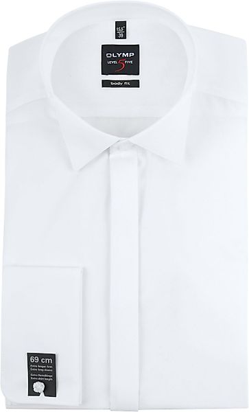 OLYMP Level 5 Smokinghemd SL7 Weiss - Größe 45 günstig online kaufen