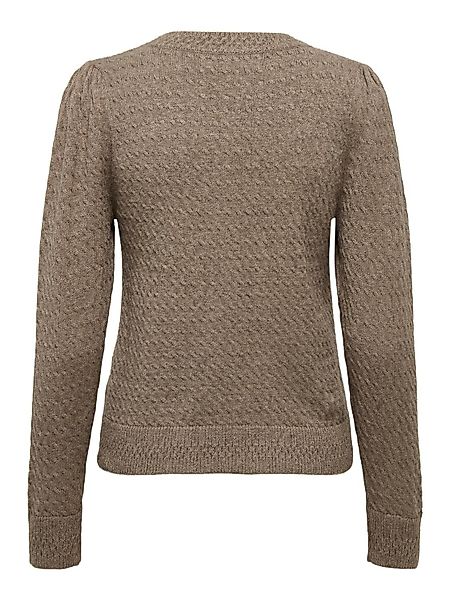 ONLY Rundhalspullover "ONLKATIA LS PUFF O-NECK CC KNT", mit Strukturstrick günstig online kaufen