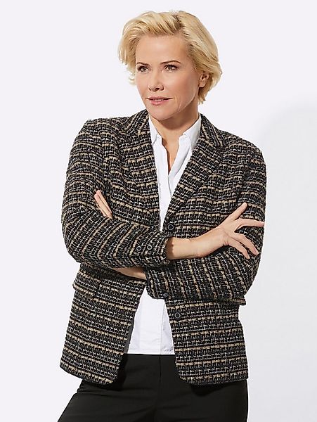 Witt Blusenblazer Bouclé-Blazer Langarm günstig online kaufen