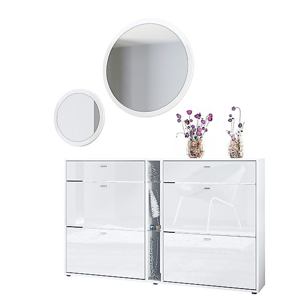 Vladon Garderoben-Set Florence, (Garderoben-Set, mit Schuhschrank günstig online kaufen