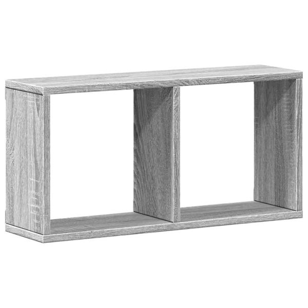 vidaXL Regal Wandschrank 60x16x30 cm Grau günstig online kaufen