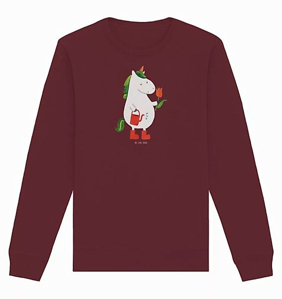 Mr. & Mrs. Panda Longpullover Einhorn Gärtner Größe L - Burgundy - Geschenk günstig online kaufen