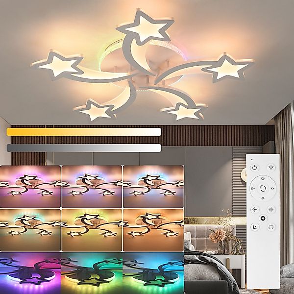 oyajia LED Deckenleuchte 54W Deckenleuchte mit günstig online kaufen